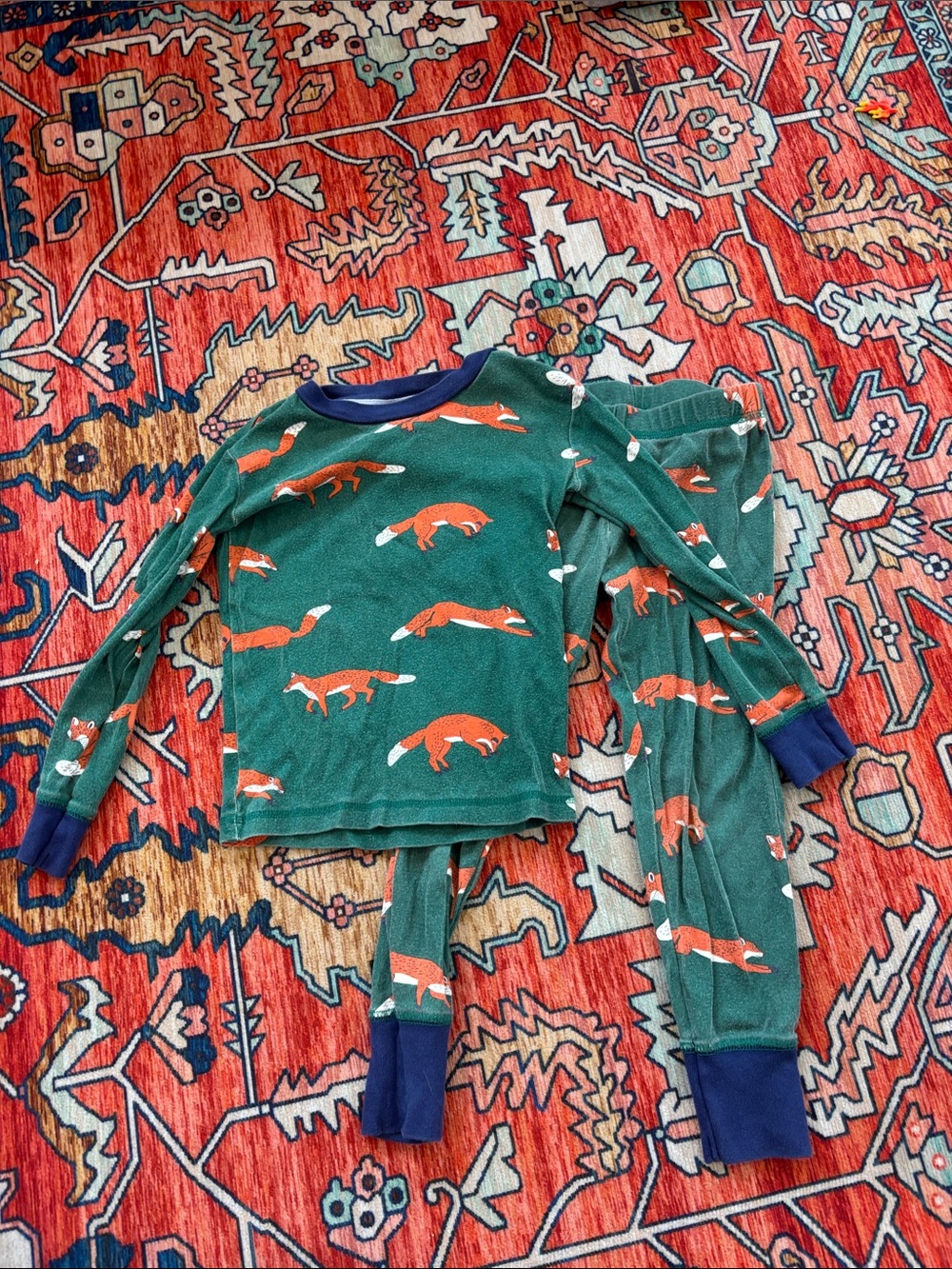 MINI BODEN Fox Pajamas